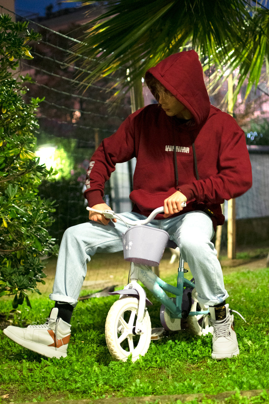 Felpa bordeaux HOWDIE genderless