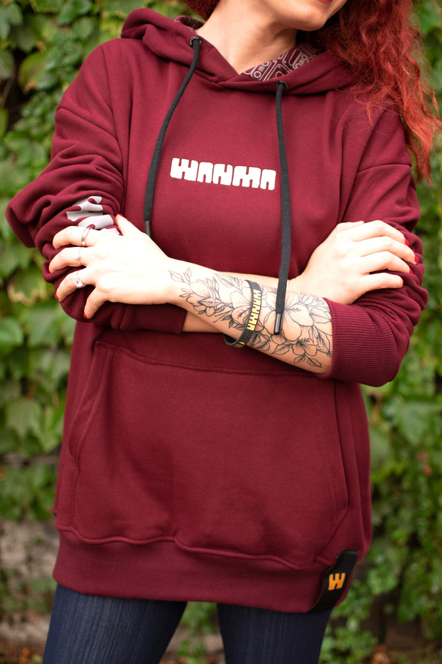 Felpa bordeaux HOWDIE genderless