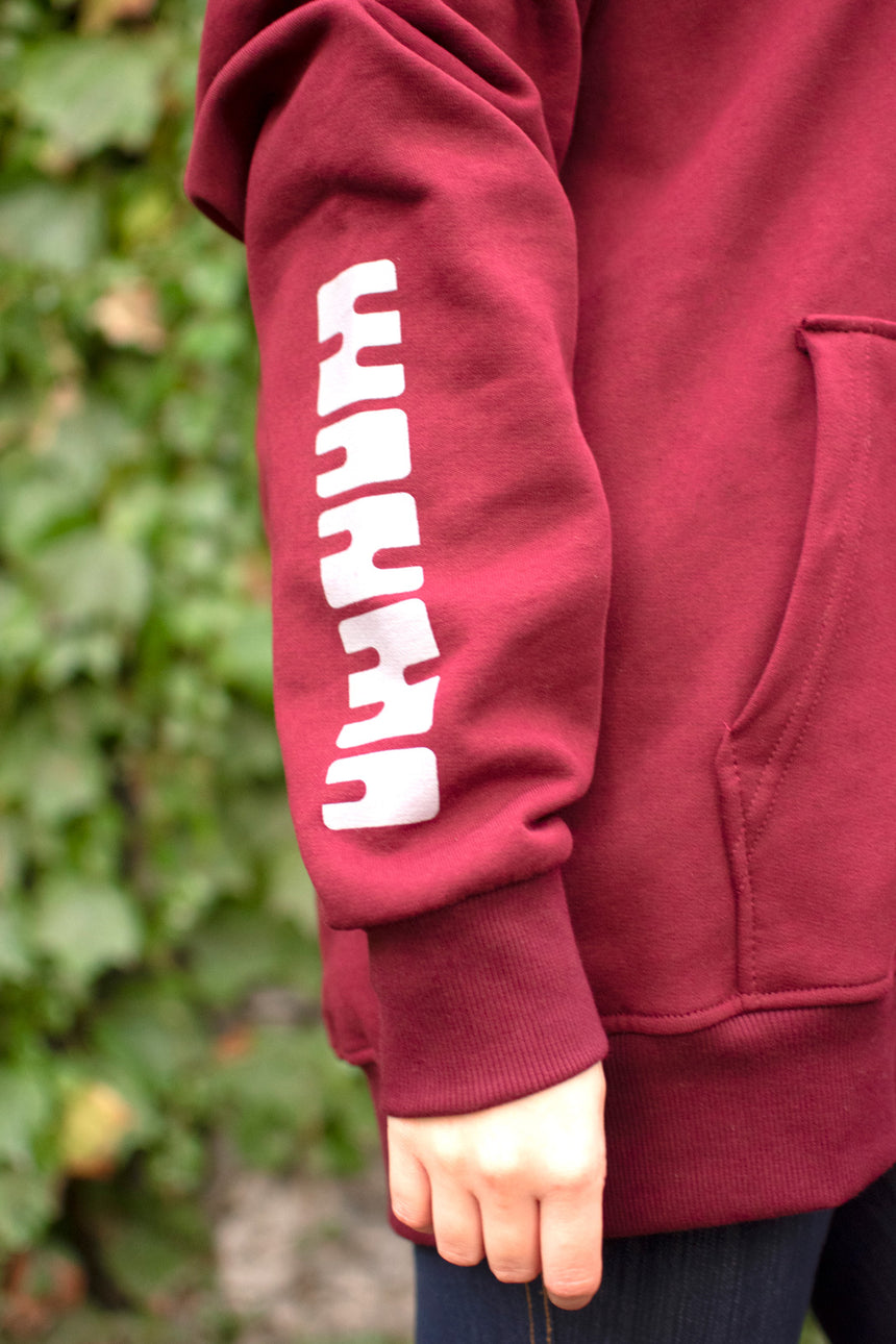 Felpa bordeaux HOWDIE genderless