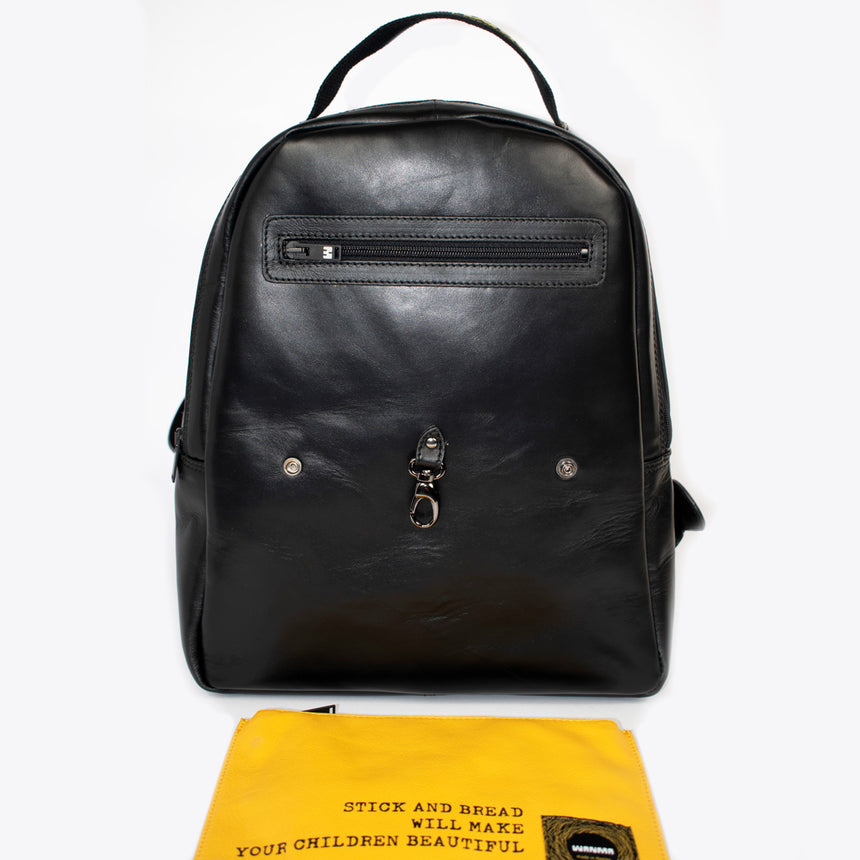 Stamp Vit Backpack Black + Yellow