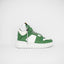 Green and White B-Boy Sneakers