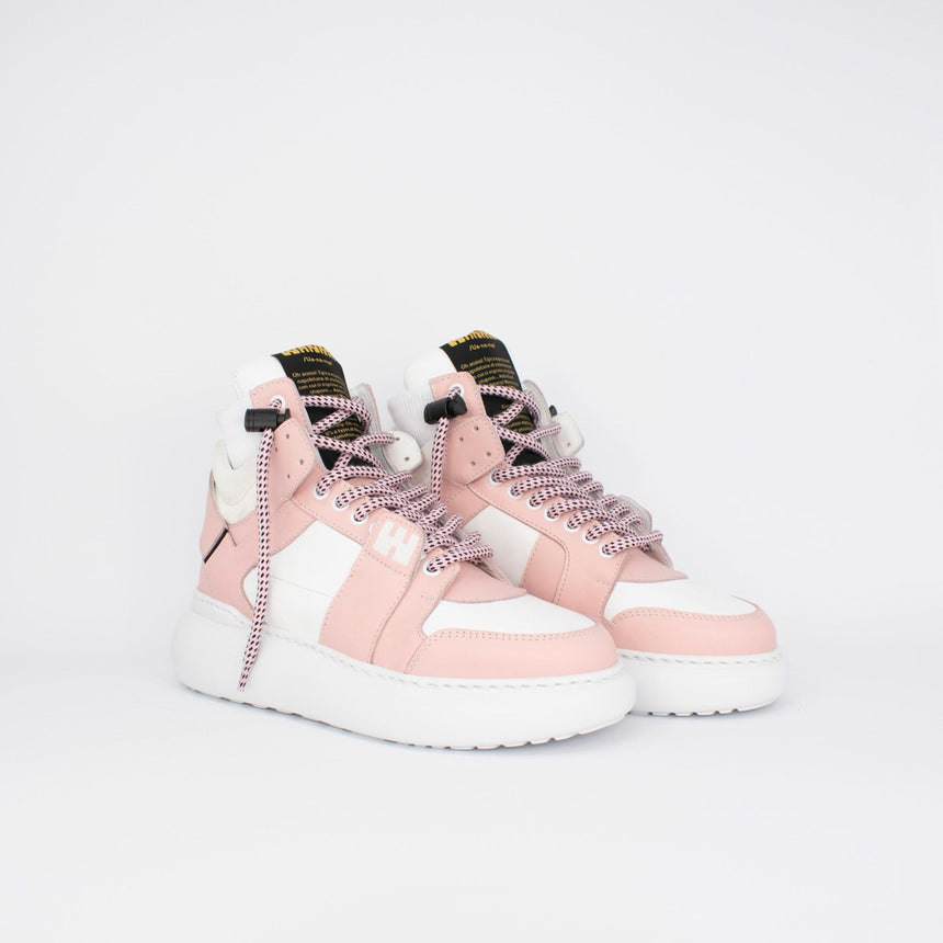 Sneakers B-Girl Rosa e Bianca