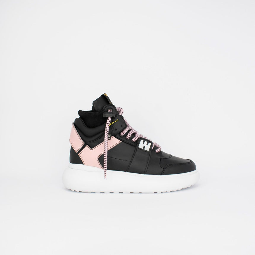 Black and Pink B-Girl Sneakers