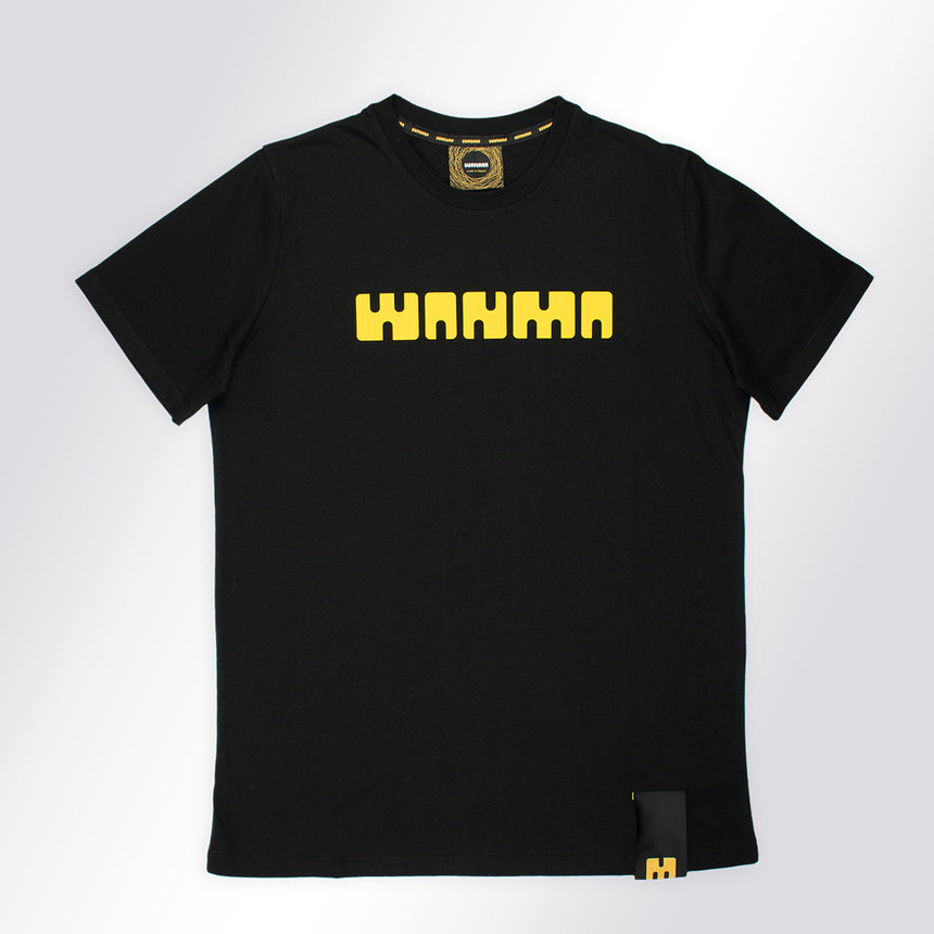 T Shirt uomo Basic Nera WANMA